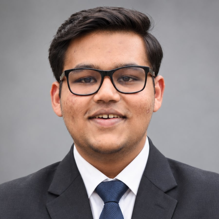 Portrait of Vansh Goel, Chief Business Officer (CBO) at XECbuild